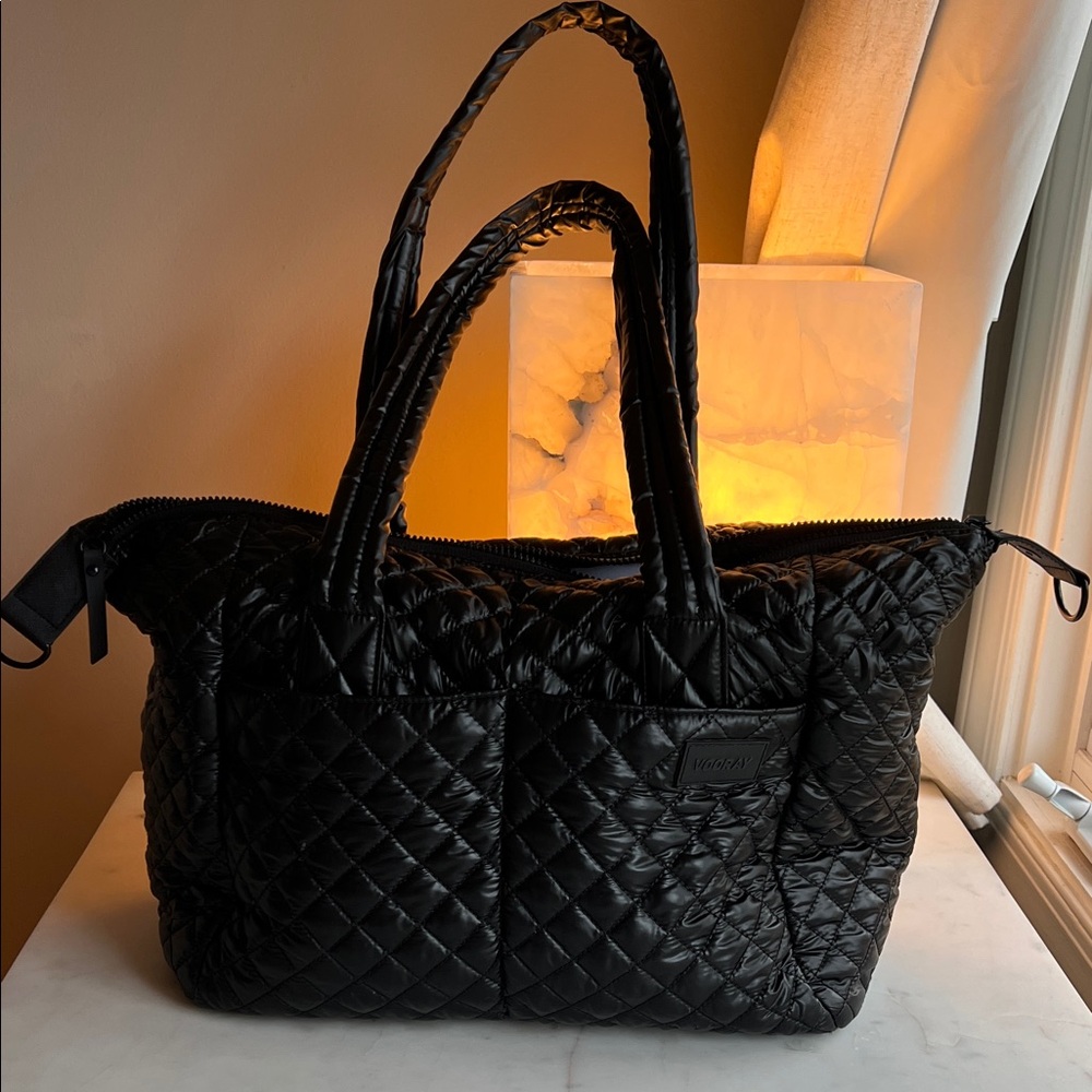 VOORAY ALANA DUFFEL QUILTED BLACK